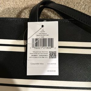 Kate Spade Black and White Daily Tote